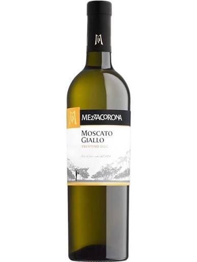 Вино Mezzacorona Moscato Giallo Trentino н/солод. біле 10.5% 0.75 л